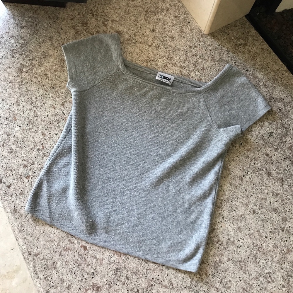 Vintage square cut neck top